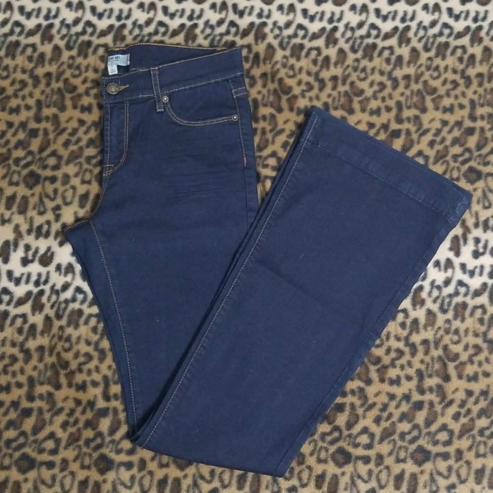 Fit and Flare Denim pants